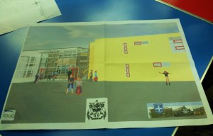 Design for New Buildings at St Oswalds (but not in yellow)