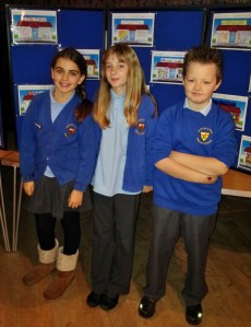 Juniors with their ideas for retail stores in Aireborough.