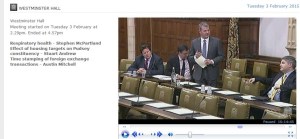 Westminster Debate 3 Feb 2015