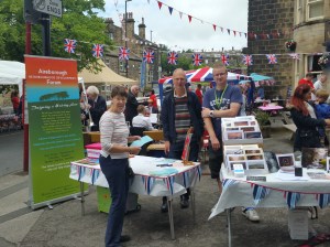 Our Fundraising Stall at the Queen's Street Party